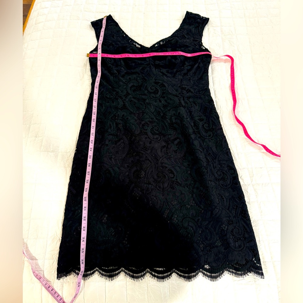 Lilly Pulitzer Black Lace Dress